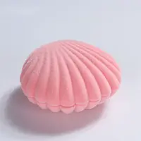Shell Shaped Velvet Jewelry Storage Boxes