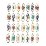 Alloy Epoxy Resin Pendants