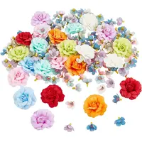 174Pcs 13 Styles Artificial Flower Head