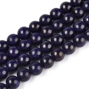 Dyed Natural Mashan Jade Round Beads Strands