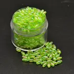 AB Color Plated Rice Electroplated Eco-Friendly Transparent Acrylic Beads