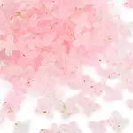 Metal Enlaced Acrylic Bead Caps