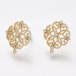 Brass Stud Earring Findings