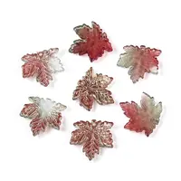 Baking Painted Transparent Glass Pendants