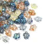 80Pcs 8 Colors Electroplate Glass Beads