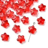 30Pcs Baking Paint Glass Beads