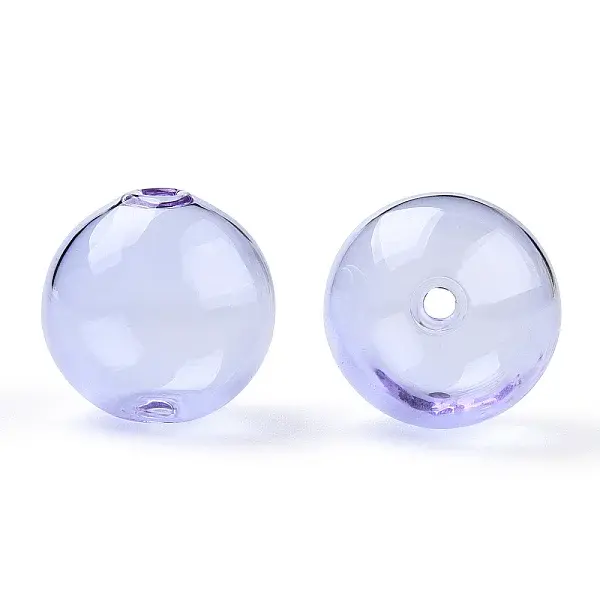 Transparent Blow High Borosilicate Glass Globe Beads