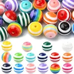 Opaque Striped Resin Beads