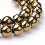 Non-magnetic Synthetic Hematite Beads Strands