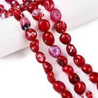 Dyed Natural Agate Beads Strands