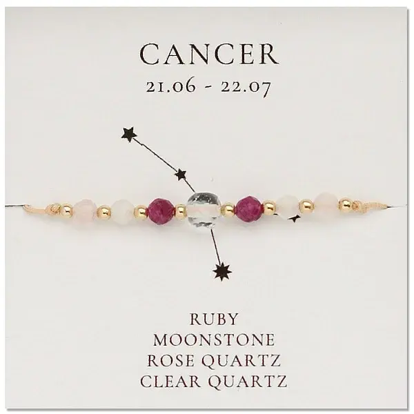 Natural Gemstone Constellation Beaded Bracelets