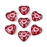Transparent Glass Enamel Beads Strands