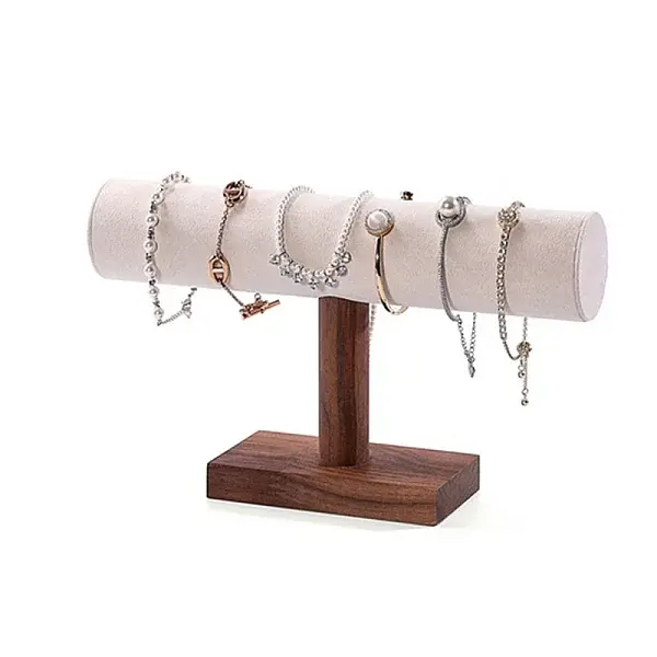 1-Tier Wood Bracelet Organizer Display Racks