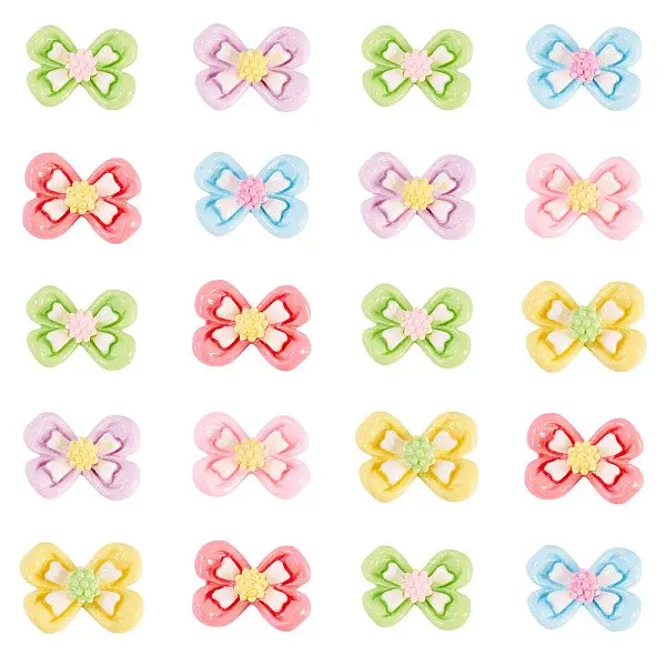 20Pcs Opaque Resin Cabochons