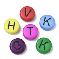 Opaque Acrylic European Beads