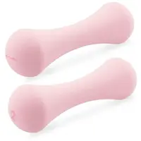 Spokey BONE 2 KG Sada neoprenových činek, růžová, velikost 2 KG