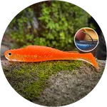 Redbass gumová nástraha ripper kicker orange g uv - xxl 200 mm 50 g