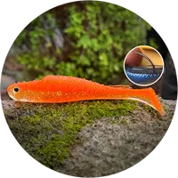 Redbass gumová nástraha ripper kicker orange g uv - xxl 200 mm 50 g