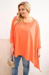 Plus size tunika s asymetrickým spodkom
