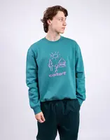 Carhartt WIP Masterpiece Sweat Saguro/Pink L