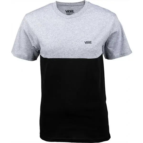 Vans COLORBLOCK TEE Pánské triko, černá, velikost XXL