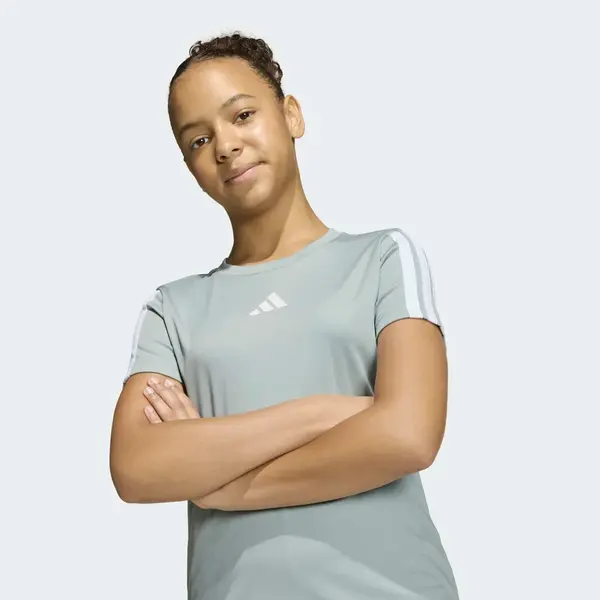 adidas Train Essentials 3-Stripes T-Shirt 128