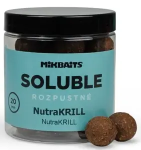 Mikbaits rozpustné boilie soluble nutrakrill 250 ml - 20 mm