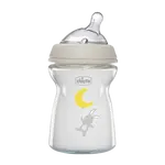 CHICCO Láhev kojenecká sklo Natural Feeling neutral 0m+ 250 ml