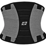POWER SYSTEM Tvarující a zeštíhlovací pás WAIST SHAPER šedý vel.L/XL