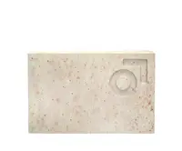 Tuhé tělové mýdlo s peelingem pro muže Beviro Purifying Body Scrub Bar Zesty Vetiver - 135 g (P655) + dárek zdarma