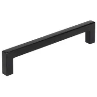 Nábytková úchytka Prisma 128 mm čierna matná