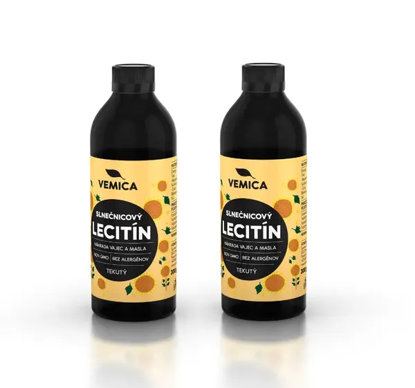 Slnečnicový lecitín tekutý dvojbalenie 2x300g