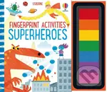Fingerprint Activities: Superheroes - Fiona Watt, Candice Whatmore (ilustrátor) - kniha z kategorie Hlavolamy, doplňovačky, úkoly