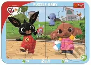 Bing si hraje 2v1 - puzzle z kategorie Maxi dílky
