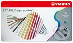 STABILO aquacolor (36 kusov v kovom púzdro)