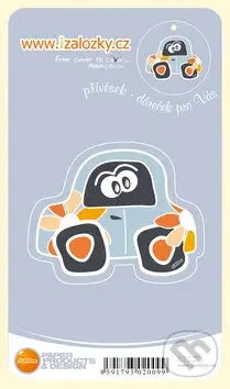 Průsvitná záložka Autíčko