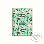 Notes Mini - Panda (linajkovaný)