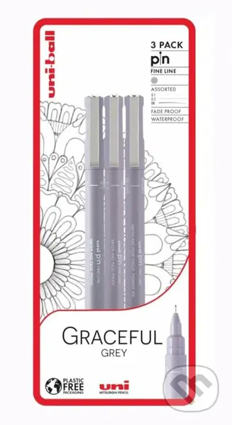 Uni Pin Sada linerů - Graceful Grey 3 ks