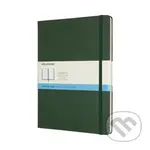 Moleskine - zelený zápisník (veľký, bodkovaný)