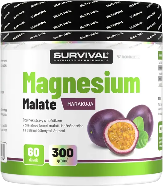 Survival Magnesium Malate 300 g marakuja