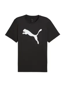 PUMA Funkčné tričko 'Tad Essentials'  čierna / biela