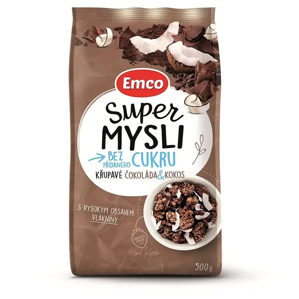 EMCO Super mysli čokoláda kokos 500 g