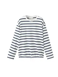 MANGO KIDS Tričko  námornícka modrá / biela