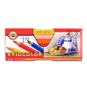 Trojhranné pastelky TRIOCOLOR JUMBO 3152/12