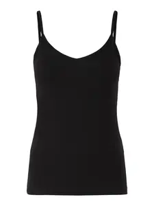 PIECES Top 'Sirene'  čierna