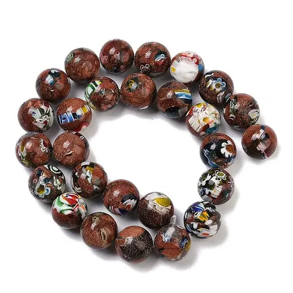 Handmade Millefiori Lampwork Beads Strands