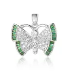 3Pcs Brass Micro Pave Cubic Zirconia Pendants