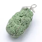 Irregular Synthetic Lava Rock Big Pendants