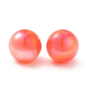 Iridescent Opaque Resin Beads