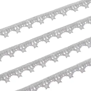 Star Polyester Lace Trim Ribbon